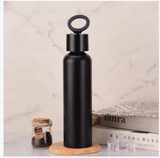Vacuum Insulated Water Bottle with Phone Holder Lid