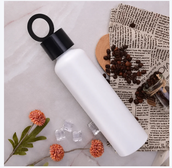 Vacuum Insulated Water Bottle with Phone Holder Lid