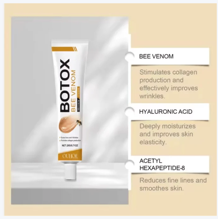 OUHOE Bee Venom Botox Wrinkle Cream 20g