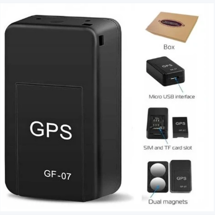 Portable GPS Tracker with Voice Recording & Magnetic Mount