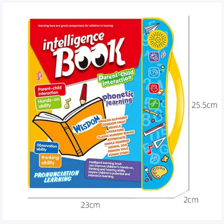Study Book - Interactive Phonetic Intellectual Learning Book for Kids