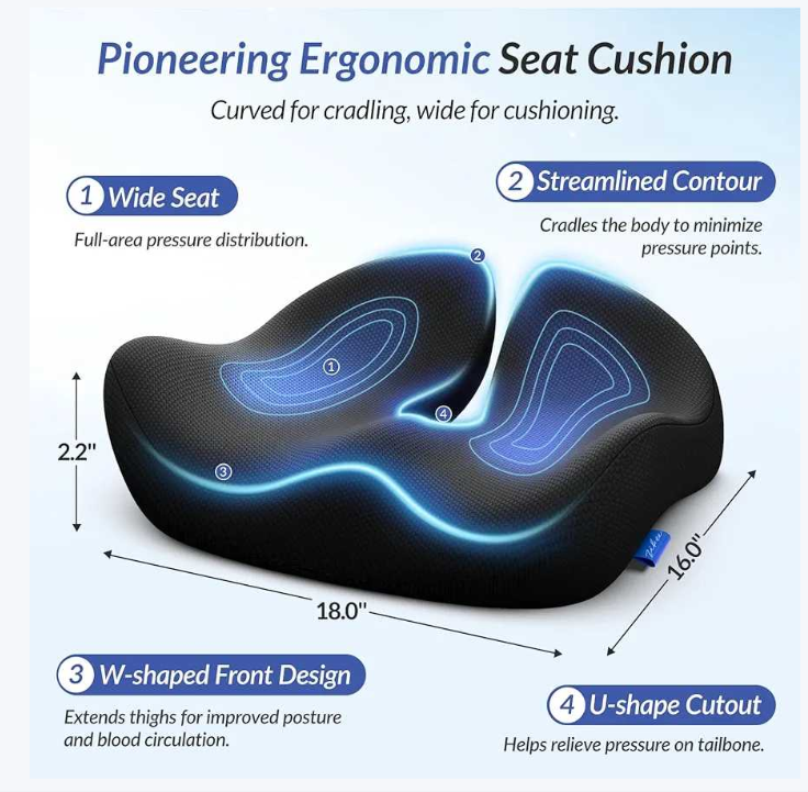 Ergonomic Seat Cushion