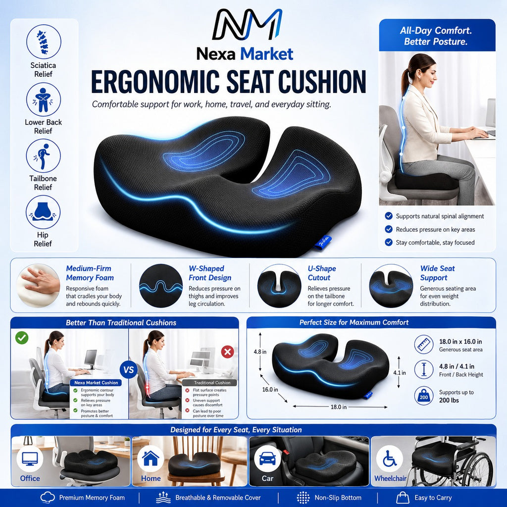 Ergonomic Seat Cushion